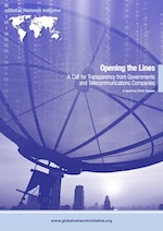 Cover of GNI Report Opening the Lines